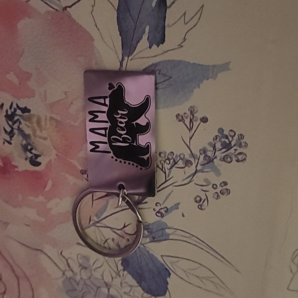Mama bear keychain